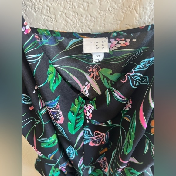 A new day Tropical print dress - Picture 3 of 4